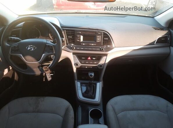 5NPD74LF7HH126052 2017 HYUNDAI ELANTRA Red Vista del cuadro de instrumentos