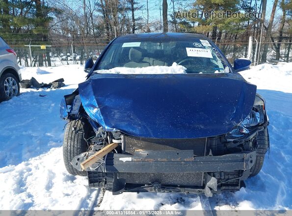 5NPDH4AE4GH674645 2016 HYUNDAI ELANTRA Blue Вид задньої частини салону