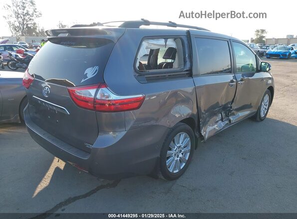 5TDDZ3DC8HS159144 2017 TOYOTA LIMITED Gray 