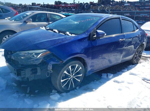 5YFBURHEXKP879968 2019 TOYOTA LL Blue Առջևի ձախ երեք քառորդ տեսարան