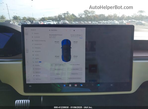 5YJSA1E5XMF453632 2021 TESLA MODEL S Синий 