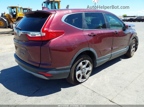 7FARW1H87HE037277 2017 HONDA CR-V Бордовый Задняя правая четверть