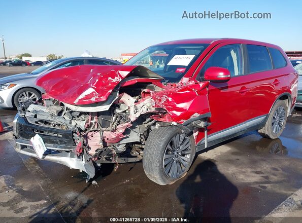 JA4AD3A34KZ042599 2019 MITSUBISHI OUTLANDER Burgundy Vista tres cuartos delantera izquierda