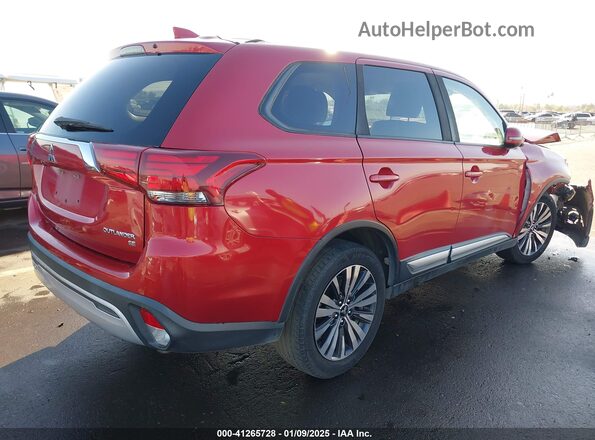 JA4AD3A34KZ042599 2019 MITSUBISHI OUTLANDER Burgundy Trasero derecho
