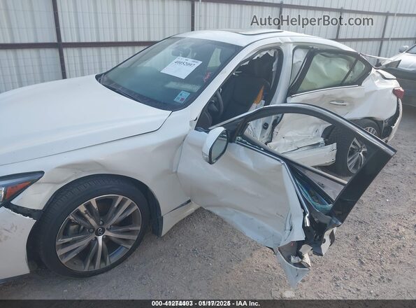 JN1EV7CP6MM701409 2021 INFINITI Q50 Белый Вид спереди