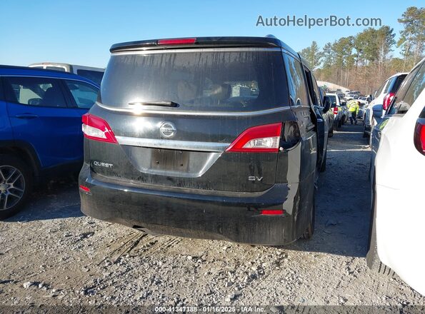 JN8AE2KP2H9169718 2017 NISSAN QUEST Black Trasero derecho