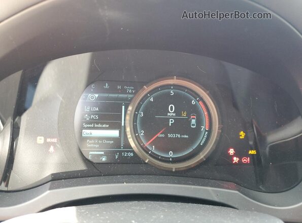 JTHBA1D21K5085703 2019 LEXUS IS Silver ხელსაწყოთა პანელის ხედი
