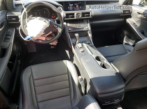 JTHBA1D21K5085703 2019 LEXUS IS Silver წინა პანელის ხედი
