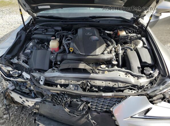 JTHBA1D21K5085703 2019 LEXUS IS Silver უკანა სალონის ხედი
