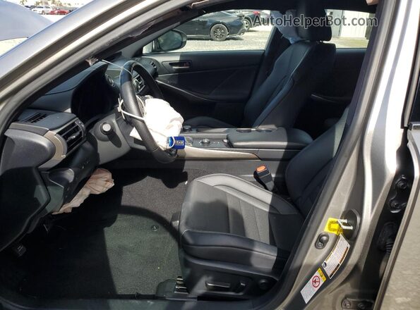 JTHBA1D21K5085703 2019 LEXUS IS Silver წინა სალონის ხედი