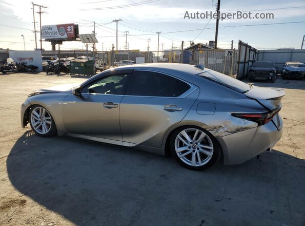 JTHCA1D29M5113500 2021 LEXUS IS Silver უკანა მარცხენა