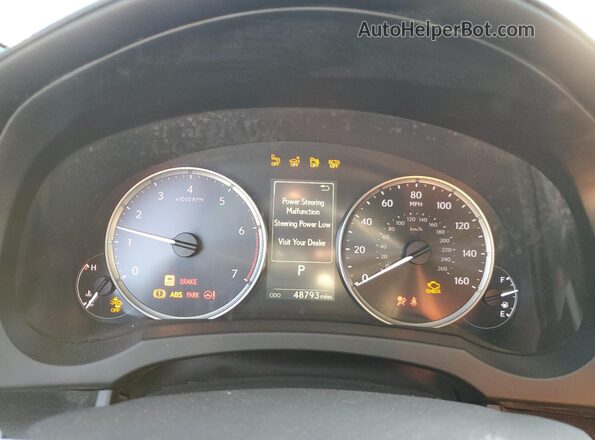 JTHCA1D29M5113500 2021 LEXUS IS Silver ხელსაწყოთა პანელის ხედი