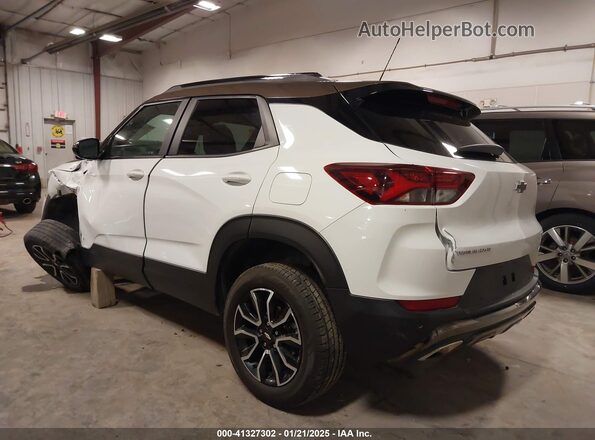 KL79MVSL7MB093249 2021 CHEVROLET TRAILBLAZER White უკანა მარცხენა