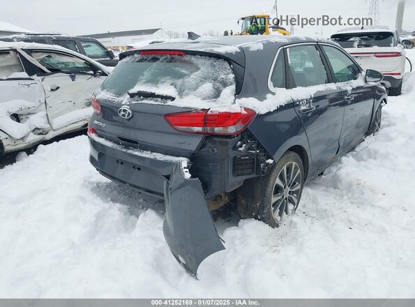KMHH35LE1JU020357 2018 HYUNDAI ELANTRA GT Серый Задняя правая четверть