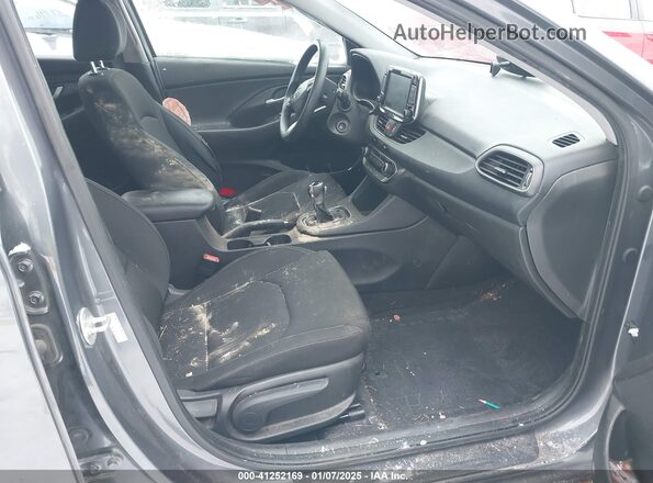 KMHH35LE1JU020357 2018 HYUNDAI ELANTRA GT Серый Вид салона спереди