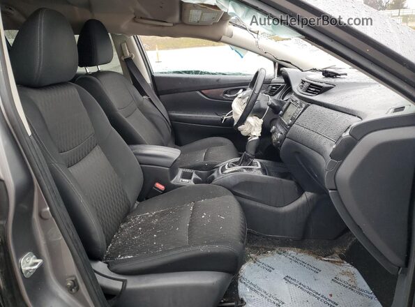 KNMAT2MT7KP506012 2019 NISSAN ROGUE Gray წინა სალონის ხედი