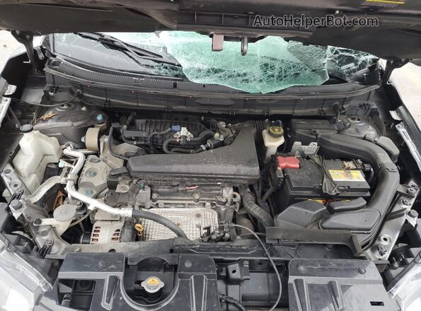 KNMAT2MT7KP506012 2019 NISSAN ROGUE Gray ძრავის განყოფილების ხედი
