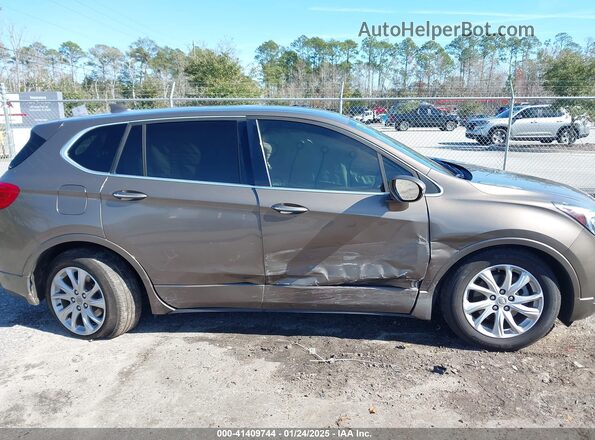 LRBFXBSA6KD061192 2019 BUICK ENVISION Brown უკანა სალონის ხედი