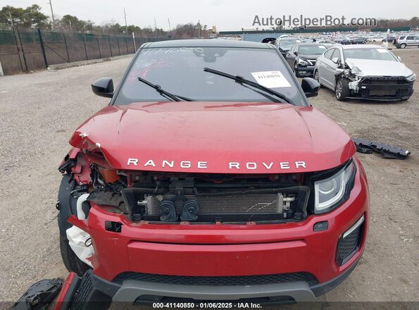 SALVP2RX2JH270808 2018 LAND ROVER RANGE ROVER EVOQUE Red Widok zestawu wskaźników