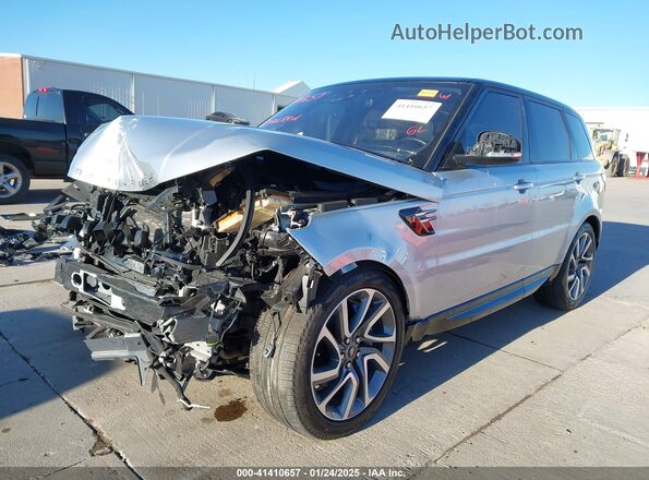 SALWR2RU8KA863989 2019 LAND ROVER RANGE ROVER SPORT Silver Передня ліва чверть