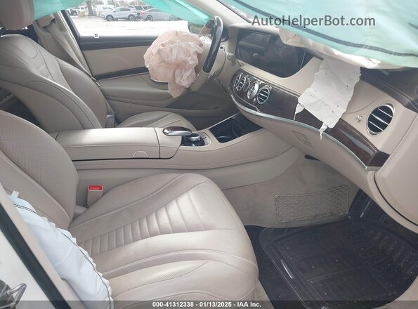 WDDUG8DB3KA433869 2019 MERCEDES-BENZ S Белый Вид салона спереди
