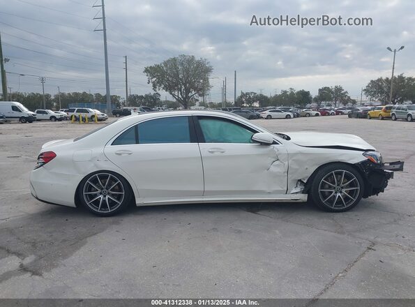 WDDUG8DB3KA433869 2019 MERCEDES-BENZ S Белый Вид задней части салона