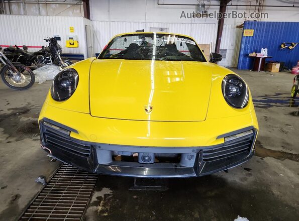 WP0CD2A94NS260598 2022 PORSCHE 911 Yellow Vista frontal