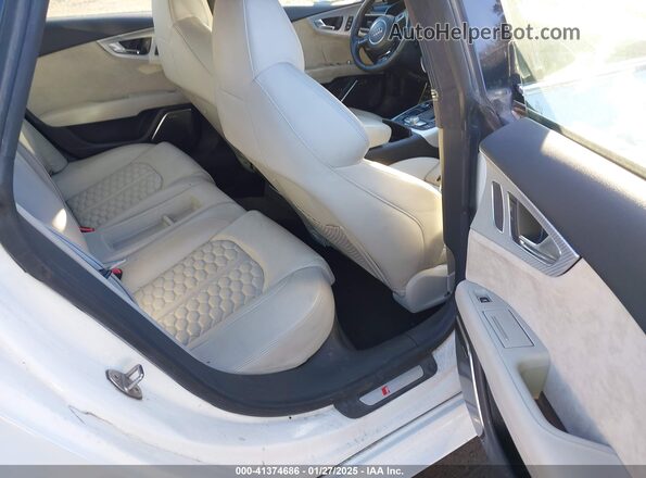 WUAW2AFC3GN902069 2016 AUDI RS7 White VIN კოდის სტიკერის ხედი