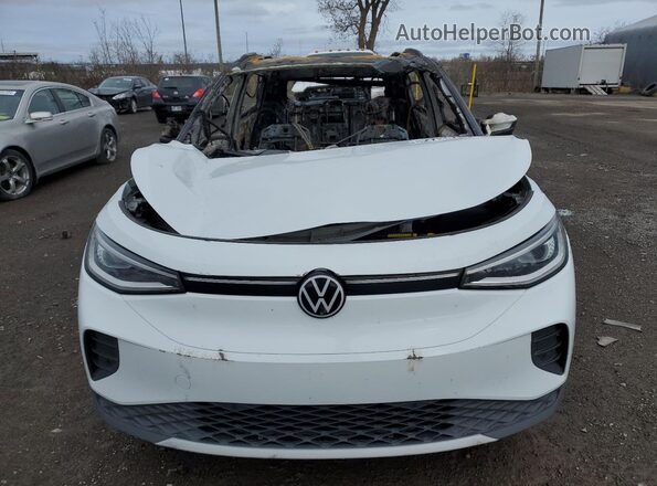 WVGUNPE2XNP072467 2022 VOLKSWAGEN ID.4 White Widok z przodu