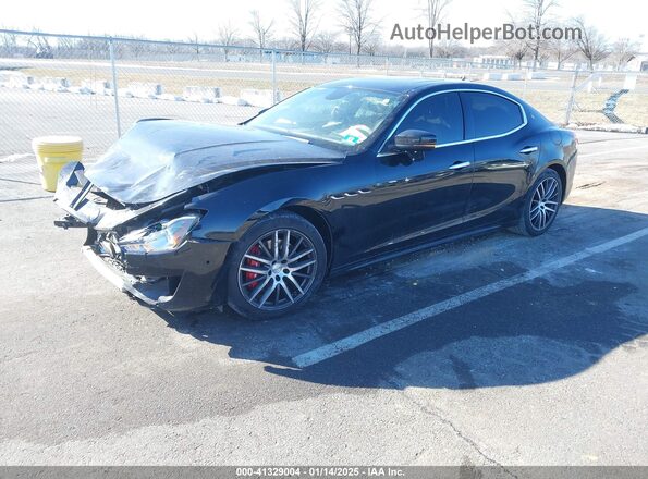 ZAM57XSA8J1293170 2018 MASERATI GHIBLI Black Vista tres cuartos delantera izquierda