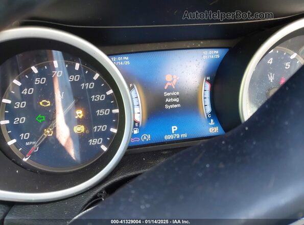ZAM57XSA8J1293170 2018 MASERATI GHIBLI Black Vista de los asientos traseros
