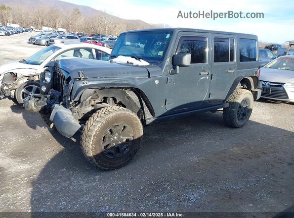 1C4BJWDG8GL191000 2016 JEEP WRANGLER UNLIMITED Gray Vista tres cuartos delantera izquierda