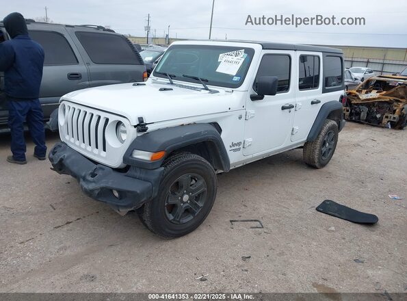 1C4HJXDN2MW625890 2021 JEEP WRANGLER UNLIMITED White Przód lewy