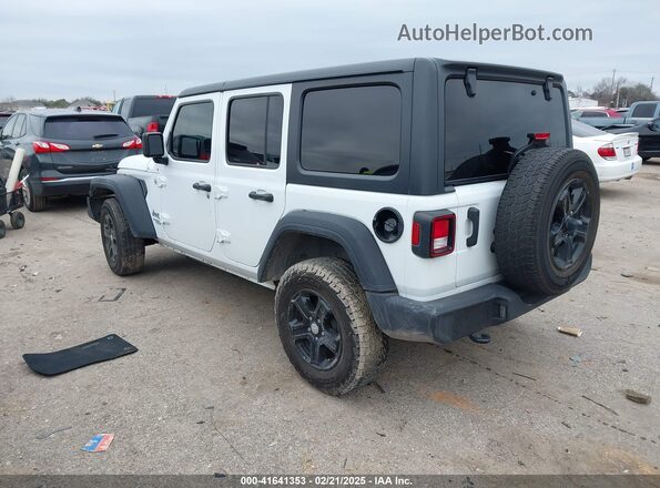 1C4HJXDN2MW625890 2021 JEEP WRANGLER UNLIMITED White Tył lewy