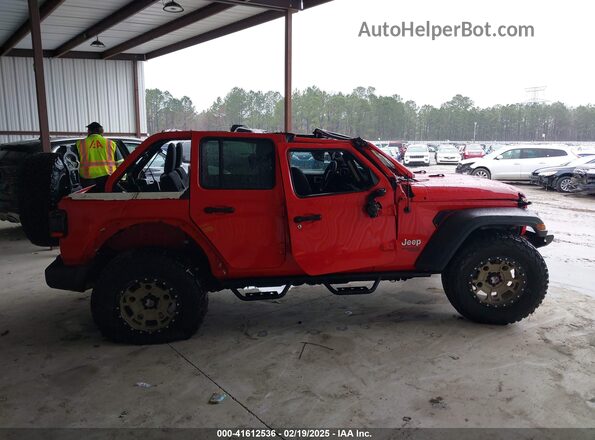 1C4HJXDN6KW537535 2019 JEEP WRANGLER UNLIMITED Red Vista interior de 360 grados