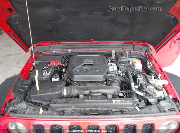 1C4HJXDN6KW537535 2019 JEEP WRANGLER UNLIMITED Red Vista trasera