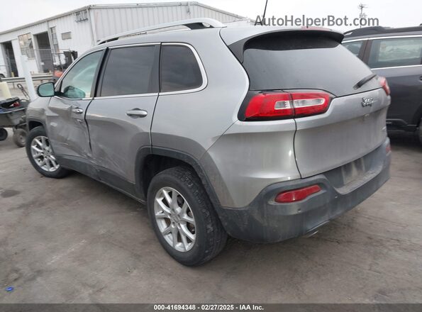 1C4PJLLB0JD509803 2018 JEEP CHEROKEE LATITUDE PL Silver Հետևի ձախ