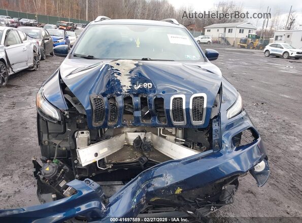 1C4PJMLB3JD562727 2018 JEEP CHEROKEE LATITUDE PL Dark Blue Вид щитка приборов