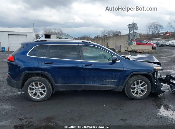 1C4PJMLB3JD562727 2018 JEEP CHEROKEE LATITUDE PL Dark Blue Вид задней части салона