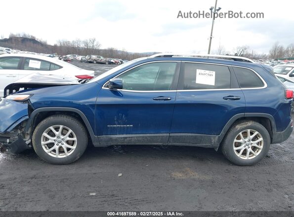 1C4PJMLB3JD562727 2018 JEEP CHEROKEE LATITUDE PL Dark Blue Панорамный вид салона 360°