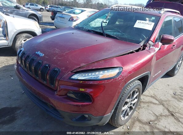 1C4PJMLB5JD609675 2018 JEEP CHEROKEE LATITUDE PL Красный Вид спереди