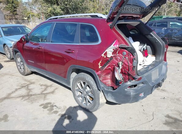 1C4PJMLB5JD609675 2018 JEEP CHEROKEE LATITUDE PL Красный Задняя левая четверть