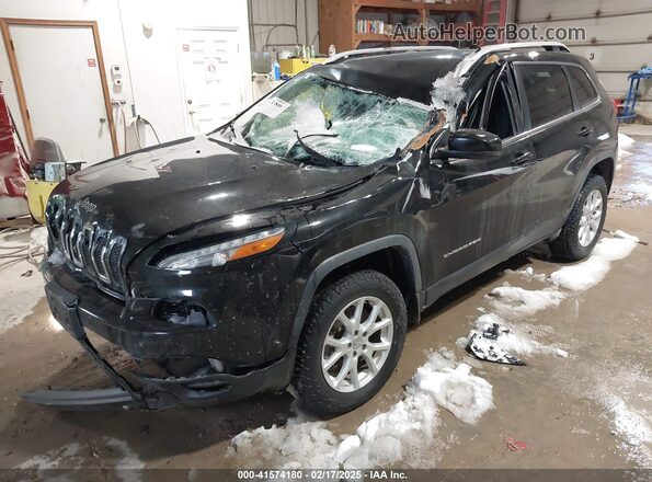 1C4PJMLX5JD502895 2018 JEEP CHEROKEE LATITUDE PL Black Vista del cuadro de instrumentos