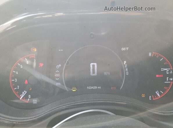1C4RDJFG3MC724775 2021 DODGE DURANGO Белый Вид щитка приборов