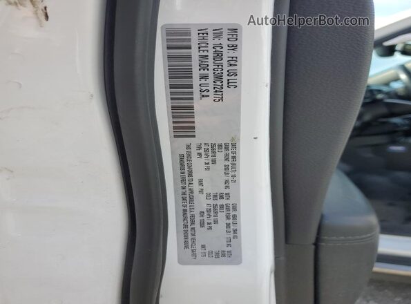 1C4RDJFG3MC724775 2021 DODGE DURANGO Белый Панорамный вид салона 360°