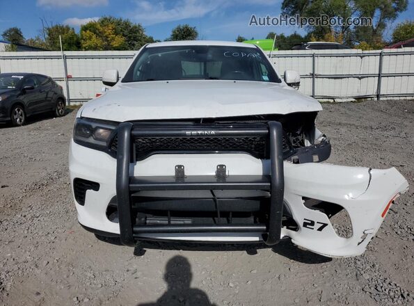 1C4RDJFG3MC724775 2021 DODGE DURANGO Белый Вид спереди