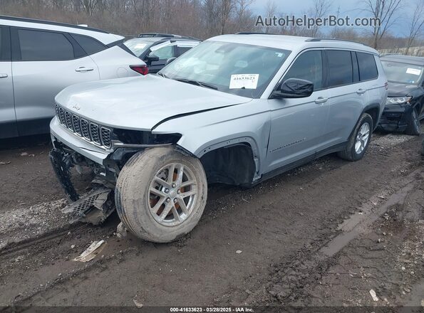 1C4RJKAG2P8871795 2023 JEEP GRAND CHEROKEE L Silver Передня ліва чверть