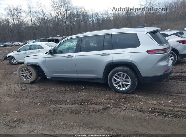 1C4RJKAG2P8871795 2023 JEEP GRAND CHEROKEE L Silver Панорамний вид салону 360°