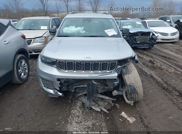 1C4RJKAG2P8871795 2023 JEEP GRAND CHEROKEE L Silver Вид щитка приладів