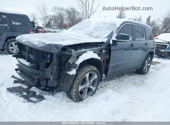 1C4RJYB64PC587624 2023 JEEP GRAND CHEROKEE 4XE Gray Передня ліва чверть
